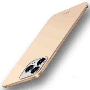 For iPhone 15 Plus MOFI Frosted PC Ultra-thin Hard Phone Case(Gold)