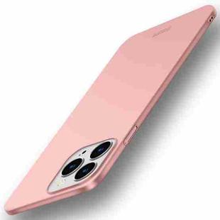 For iPhone 15 Plus MOFI Frosted PC Ultra-thin Hard Phone Case(Rose Gold)