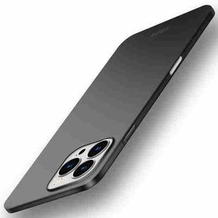 For iPhone 16 Pro MOFI Frosted PC Ultra-thin Hard Phone Case(Black)