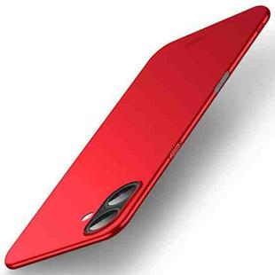 For iPhone 17 MOFI Frosted PC Ultra-thin Hard Phone Case(Red)