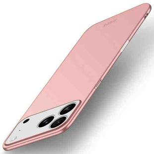 For iPhone 17 Pro Max MOFI Frosted PC Ultra-thin Hard Phone Case(Rose Gold)