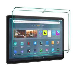 For Amazon Fire Max 11 2023 2pcs ENKAY Hat-Prince 0.33mm Explosion-proof Tempered Glass Film