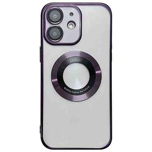 For iPhone 11 Magsafe Electroplating TPU Phone Case(Purple)