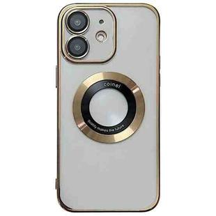 For iPhone 11 Magsafe Electroplating TPU Phone Case(Gold)