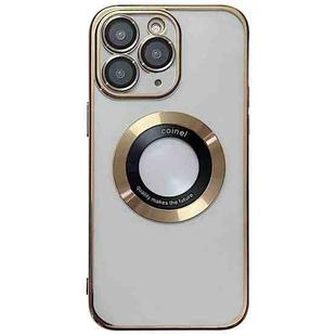 For iPhone 11 Pro Magsafe Electroplating TPU Phone Case(Gold)