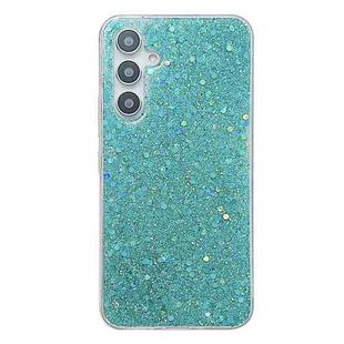 For Samsung Galaxy S23 FE 5G Glitter Sequins Epoxy TPU Phone Case(Green)