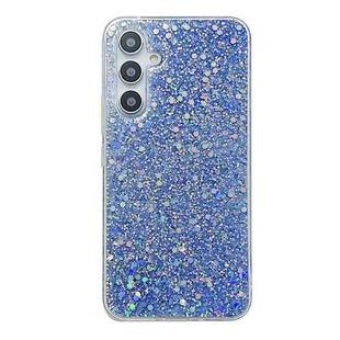 For Samsung Galaxy A05s Glitter Sequins Epoxy TPU Phone Case(Blue)