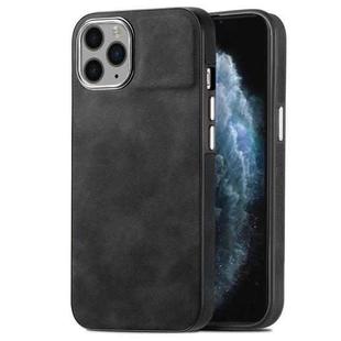 For iPhone 11 Pro Max Skin-Feel Electroplating TPU Shockproof Phone Case(Black)