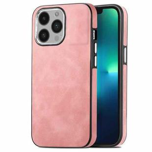For iPhone 13 Pro Skin-Feel Electroplating TPU Shockproof Phone Case(Pink)