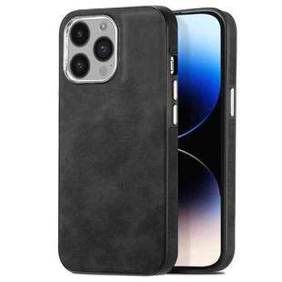 For iPhone 14 Pro Skin-Feel Electroplating TPU Shockproof Phone Case(Black)