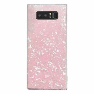 For Samsung Galaxy Note8 Shell Pattern TPU Protective Phone Case(Pink)