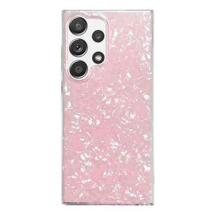 For Samsung Galaxy A73 5G Shell Pattern TPU Protective Phone Case(Pink)