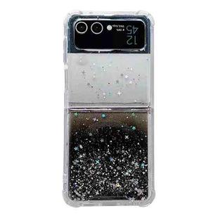 For Samsung Galaxy Z Flip3  Magsafe Glitter TPU Phone Case(Black)