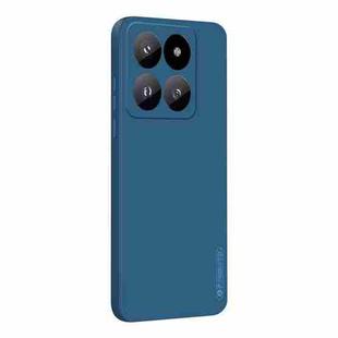 For Xiaomi 14 Pro PINWUYO Sense Series Liquid Silicone TPU Phone Case(Blue)