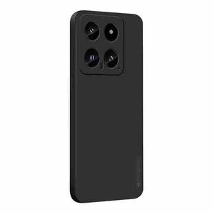 For Xiaomi 14 PINWUYO Sense Series Liquid Silicone TPU Phone Case(Black)