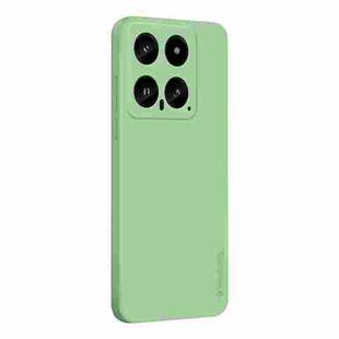 For Xiaomi 14 PINWUYO Sense Series Liquid Silicone TPU Phone Case(Green)