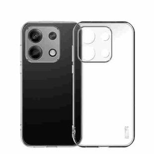 For Xiaomi Redmi Note 14s MOFI Ming Series Ultra-thin TPU Phone Case(Transparent)