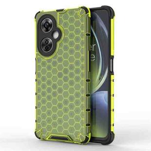 For OnePlus Nord CE3 Shockproof Honeycomb Phone Case(Green)