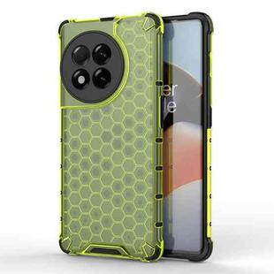 For OnePlus 11R 5G Shockproof Honeycomb Phone Case(Green)