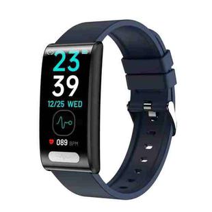 TK70 1.47 inch Color Screen Smart Silicone Strap Watch,Support Heart Rate / Blood Pressure / Blood Oxygen / Blood Sugar Monitoring(Blue)