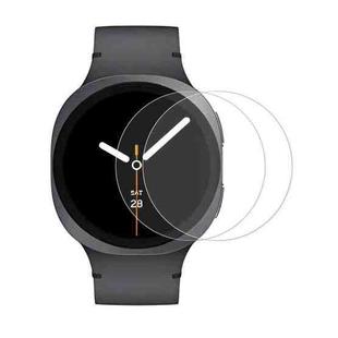 For Samsung Galaxy Watch8 44mm 2pcs ENKAY 0.2mm 9H Tempered Glass Screen Protector Watch Film