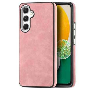 For Samsung Galaxy A04 Skin-Feel Electroplating TPU Shockproof Phone Case(Pink)