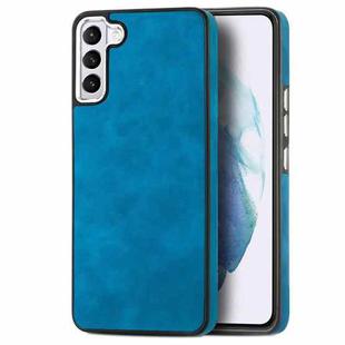 For Samsung Galaxy S22+ 5G Skin-Feel Electroplating TPU Shockproof Phone Case(Blue)