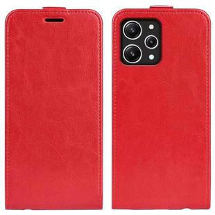 For Xiaomi Redmi 12 R64 Texture Vertical Flip Leather Phone Case(Red)