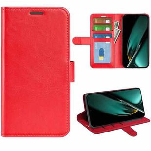 For OPPO K11 5G R64 Texture Horizontal Flip Leather Phone Case(Red)