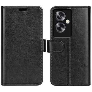 For OPPO A79 R64 Texture Horizontal Flip Leather Phone Case(Black)