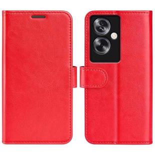 For OPPO A79 R64 Texture Horizontal Flip Leather Phone Case(Red)