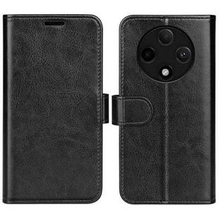 For OPPO A3 Pro 5G R64 Texture Horizontal Flip Leather Phone Case(Black)