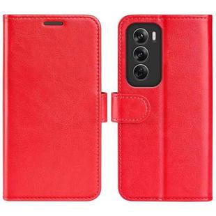 For OPPO Reno12 Pro 5G Global R64 Texture Horizontal Flip Leather Phone Case(Red)