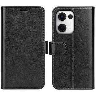 For OPPO Reno13 Pro 5G R64 Texture Horizontal Flip Leather Phone Case(Black)
