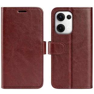 For OPPO Reno13 Pro 5G R64 Texture Horizontal Flip Leather Phone Case(Brown)