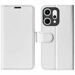 For OPPO Reno14 Pro 5G Global R64 Texture Horizontal Flip Leather Phone Case(White)