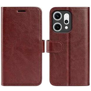 For OPPO Reno14 Pro 5G Global R64 Texture Horizontal Flip Leather Phone Case(Brown)