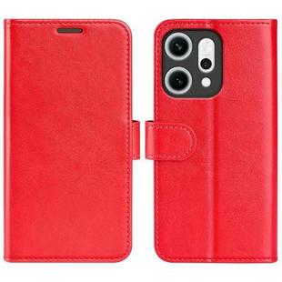 For OPPO Reno14 5G Global R64 Texture Horizontal Flip Leather Phone Case(Red)
