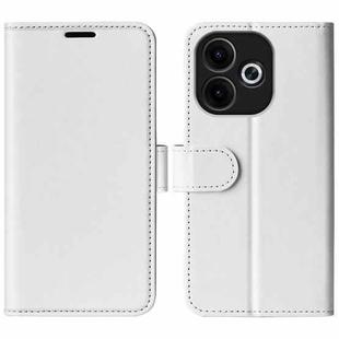 For OPPO A5 Pro Global 5G R64 Texture Horizontal Flip Leather Phone Case(White)