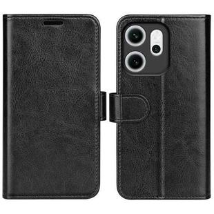 For OPPO Reno14 F 5G R64 Texture Horizontal Flip Leather Phone Case(Black)