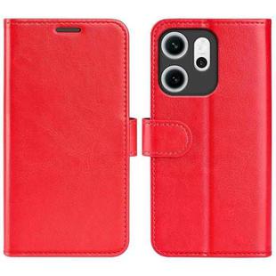 For OPPO Reno14 F 5G R64 Texture Horizontal Flip Leather Phone Case(Red)