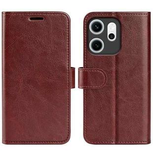 For OPPO Reno14 F 5G R64 Texture Horizontal Flip Leather Phone Case(Brown)