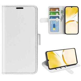 For Realme Narzo N53 / C53 R64 Texture Horizontal Flip Leather Phone Case(White)