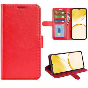 For Realme Narzo N53 / C53 R64 Texture Horizontal Flip Leather Phone Case(Red)