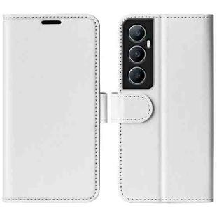 For Realme C65 4G R64 Texture Horizontal Flip Leather Phone Case(White)