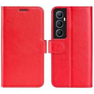 For Realme C65 4G R64 Texture Horizontal Flip Leather Phone Case(Red)