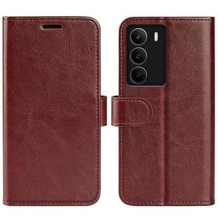 For Realme C71 4G R64 Texture Horizontal Flip Leather Phone Case(Brown)