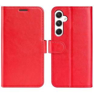 For Samsung Galaxy S24+ 5G R64 Texture Horizontal Flip Leather Phone Case(Red)