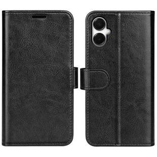 For Samsung Galaxy A06 5G R64 Texture Horizontal Flip Leather Phone Case(Black)