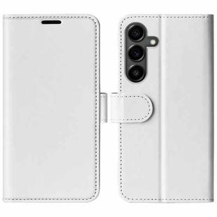 For Samsung Galaxy S25 FE 5G R64 Texture Horizontal Flip Leather Phone Case(White)